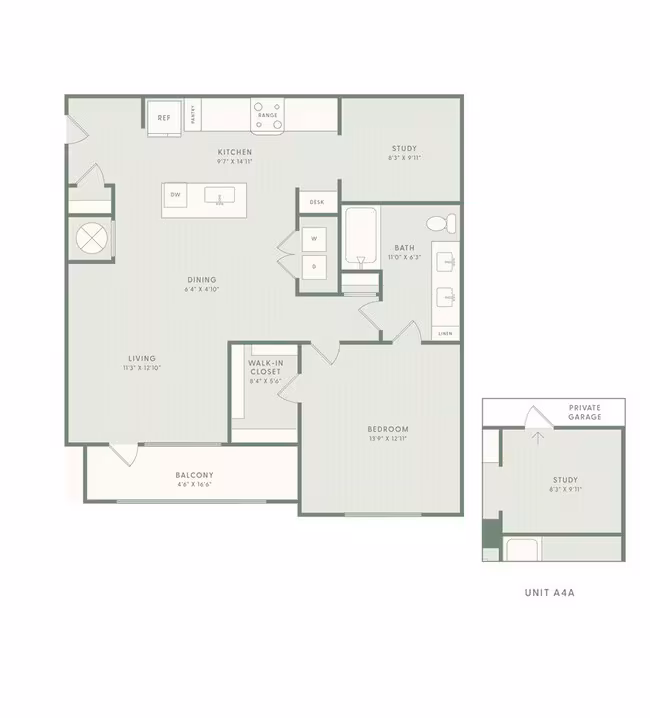 A4 Essential Housing 07-105 floor plan